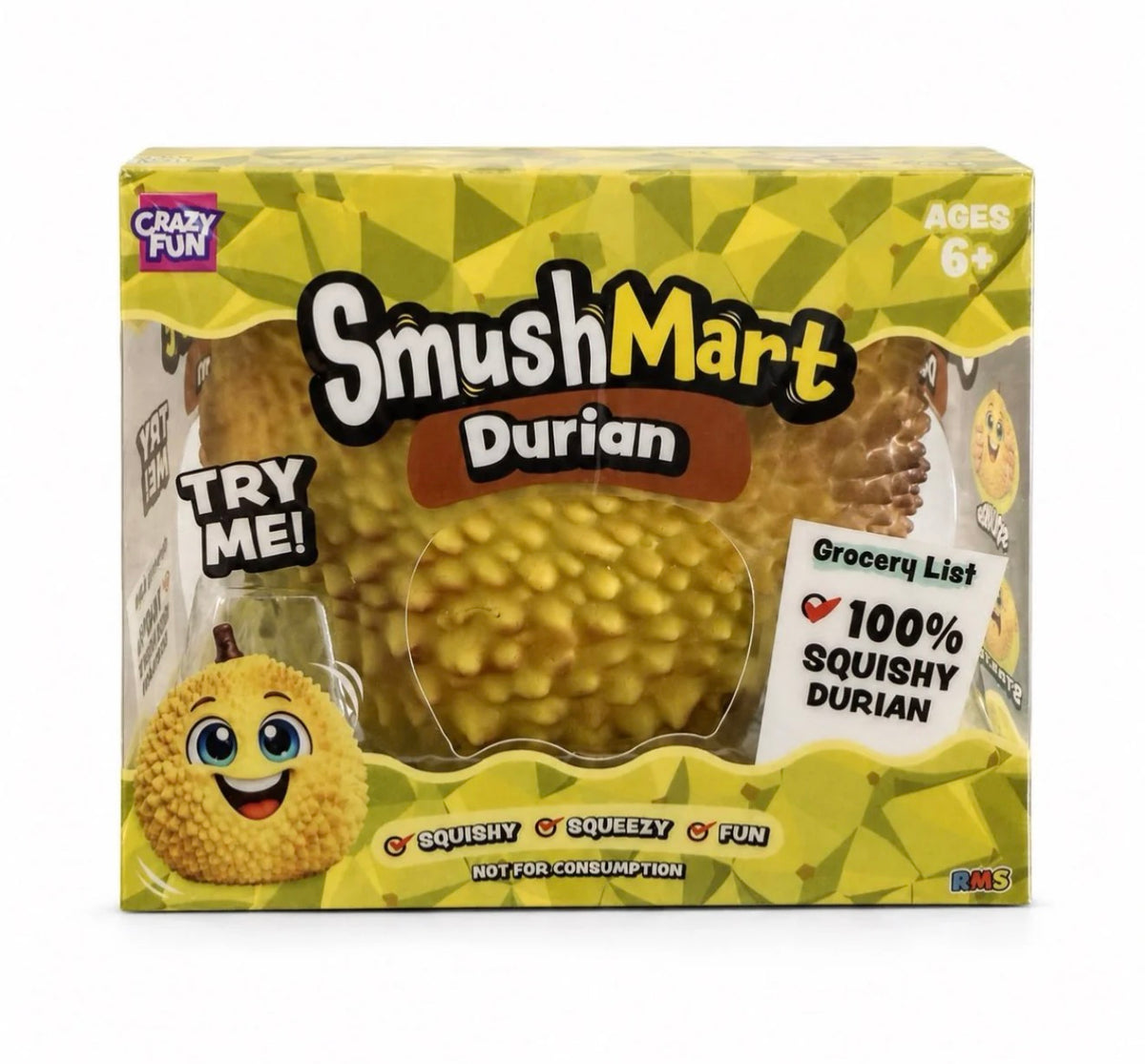 Crazy Fun SmushMart Durian Squishy Sensory Toy