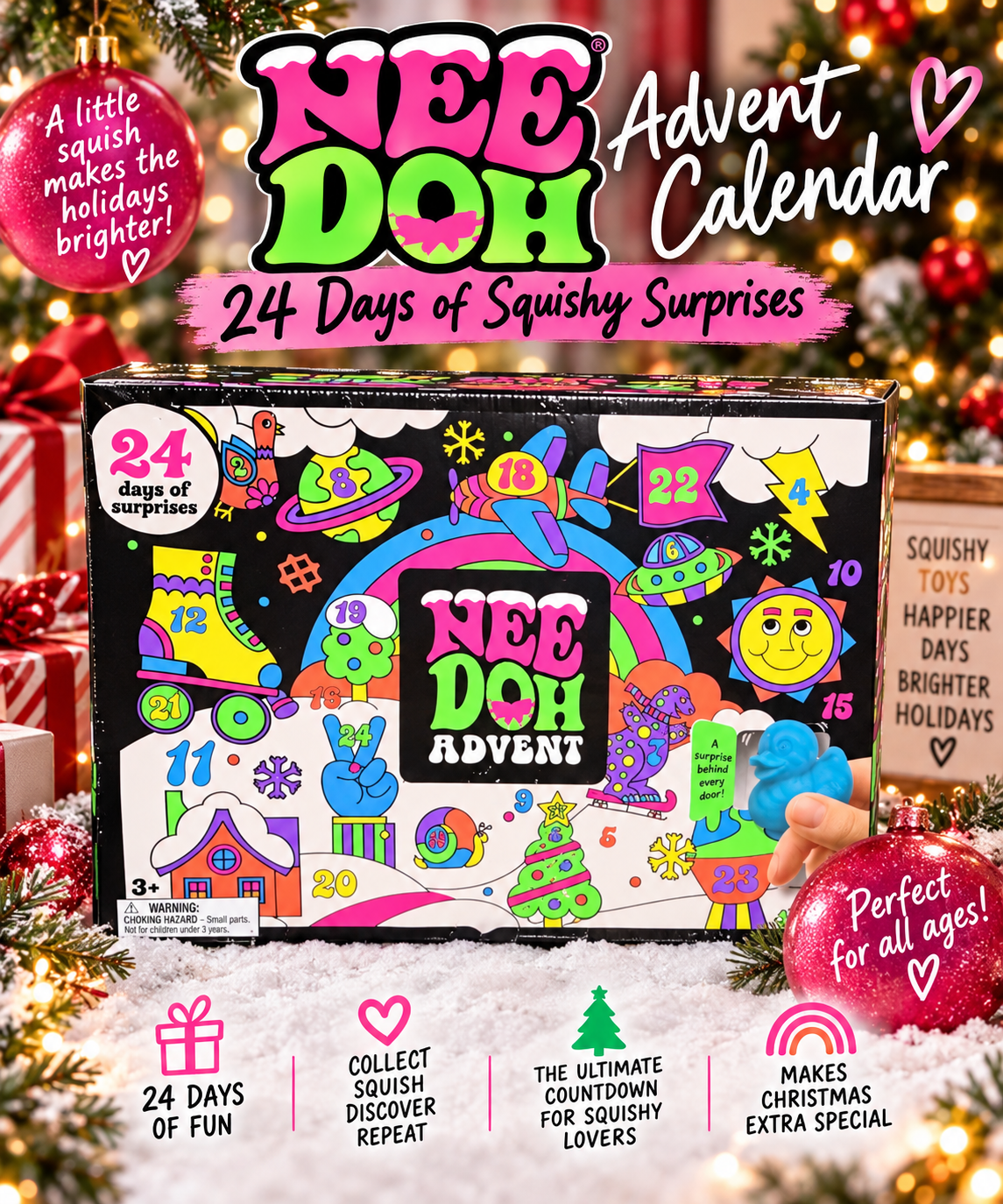 NeeDoh Advent Calendar – 24 Days of Squishy Surprises