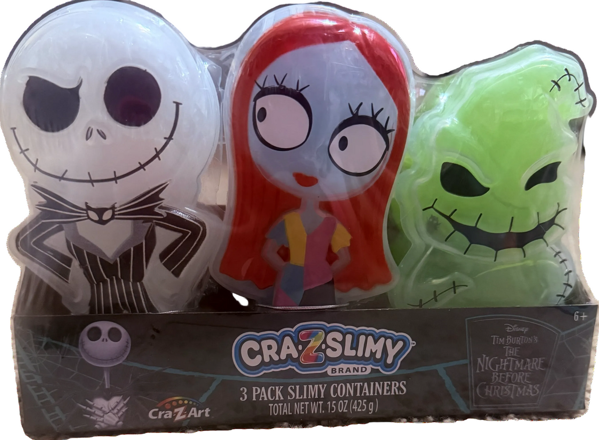 Disney The Nightmare Before Christmas Cra-Z-Slimy 3-Pack – Jack, Sally & Oogie Boogie