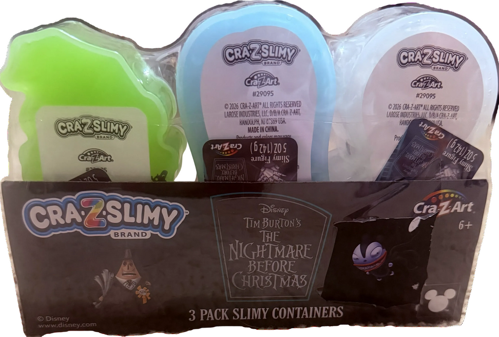 Disney The Nightmare Before Christmas Cra-Z-Slimy 3-Pack – Jack, Sally & Oogie Boogie