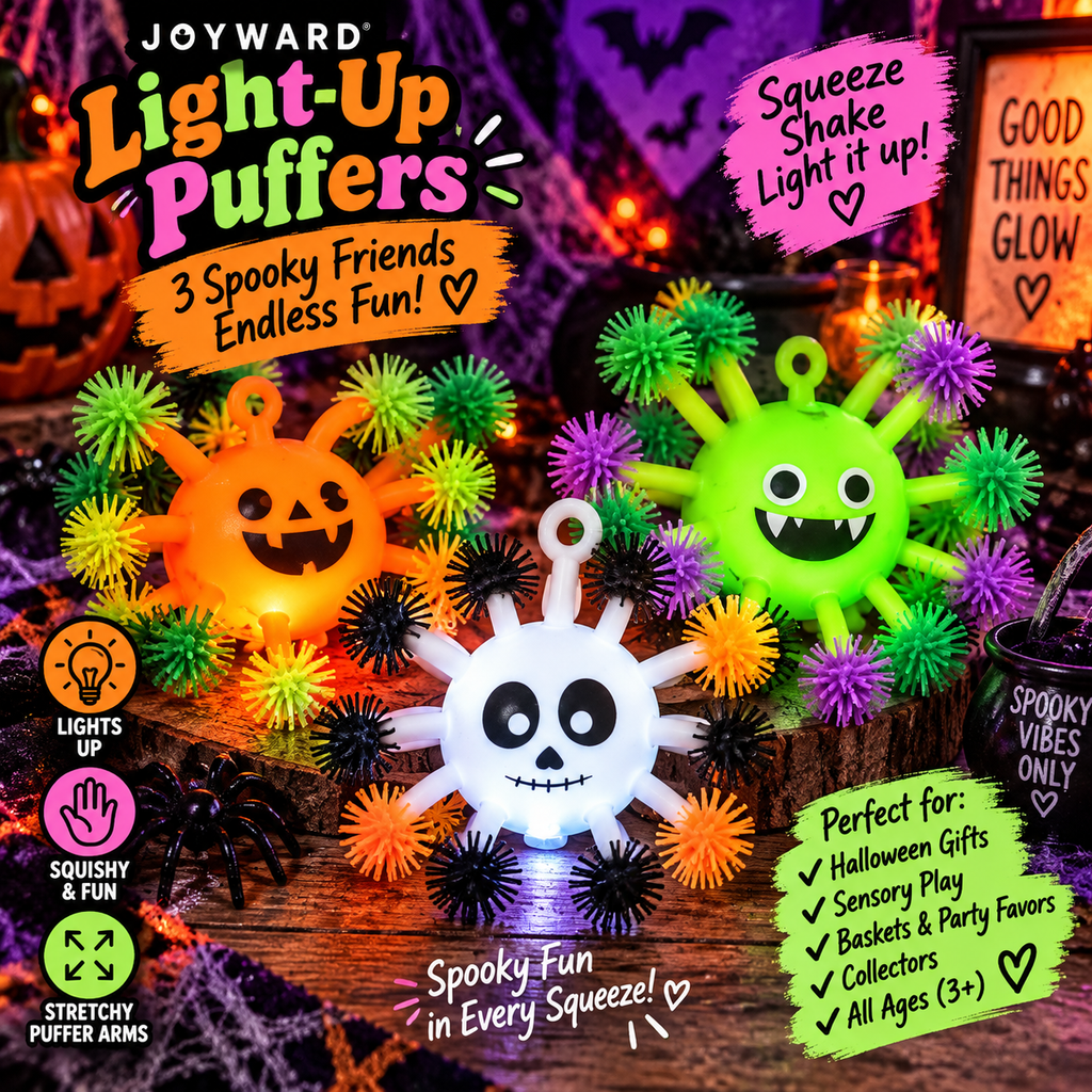 Joyward Light-Up Halloween Puffer – Squishy Sensory Toy