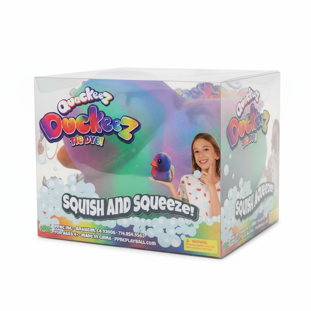 Quackeez Giant Tie-Dye Duck Squishy