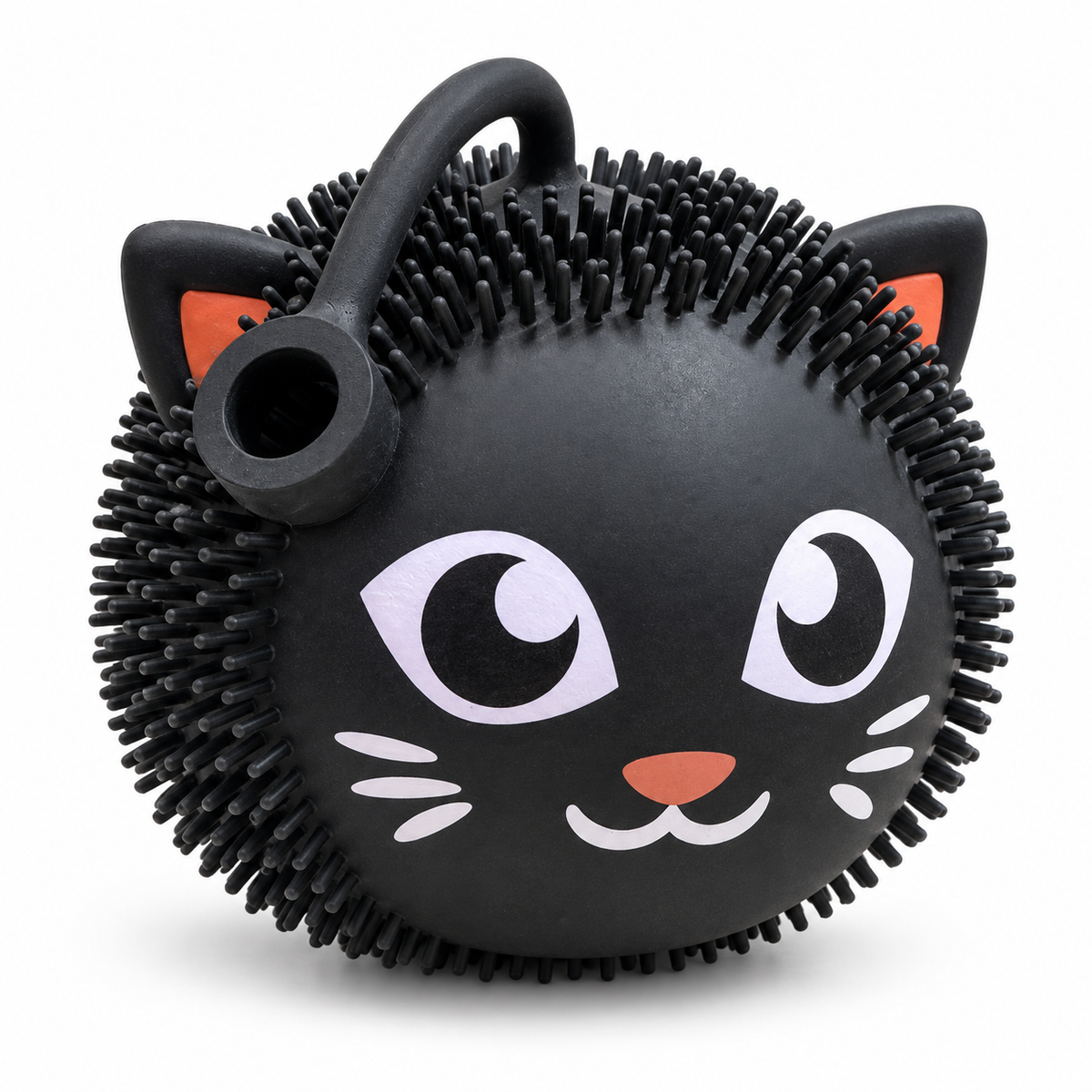 Jumbo Light-Up Black Cat Puffer Sensory Toy