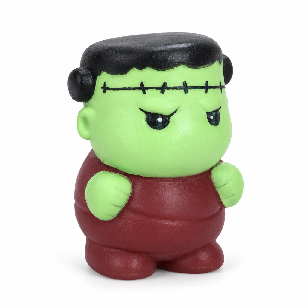 Frankenstein Bubble Gum Squeezer – Halloween Squishy Fidget Toy