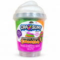Cra-Z-Slimy Rainbow Sorbet Smoothie Slime Kit with Toppings – 4 oz