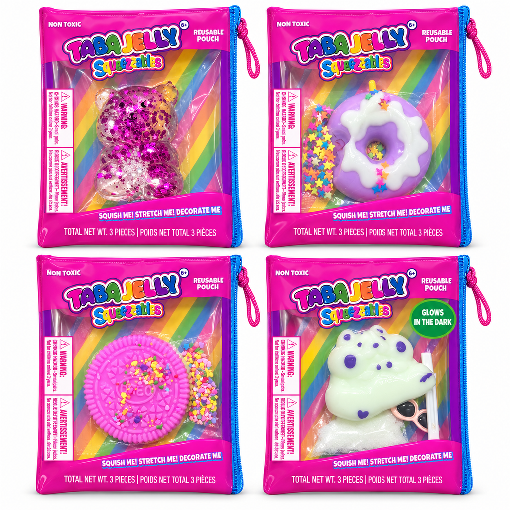 Taba Jelly Squeezables Decorating Squishy – Assorted Styles
