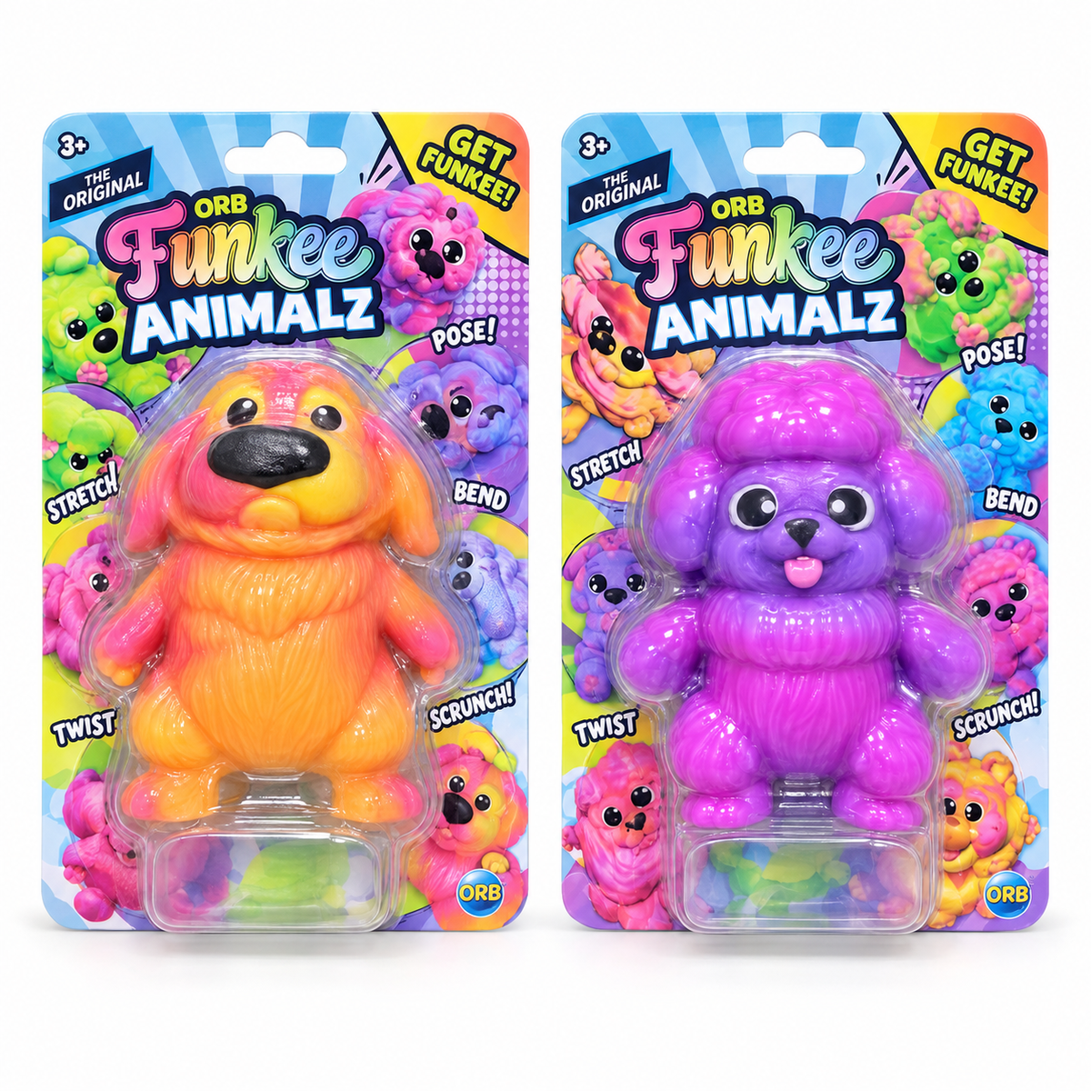 ORB Funkee Animalz Mega Puppy – Assorted Colors