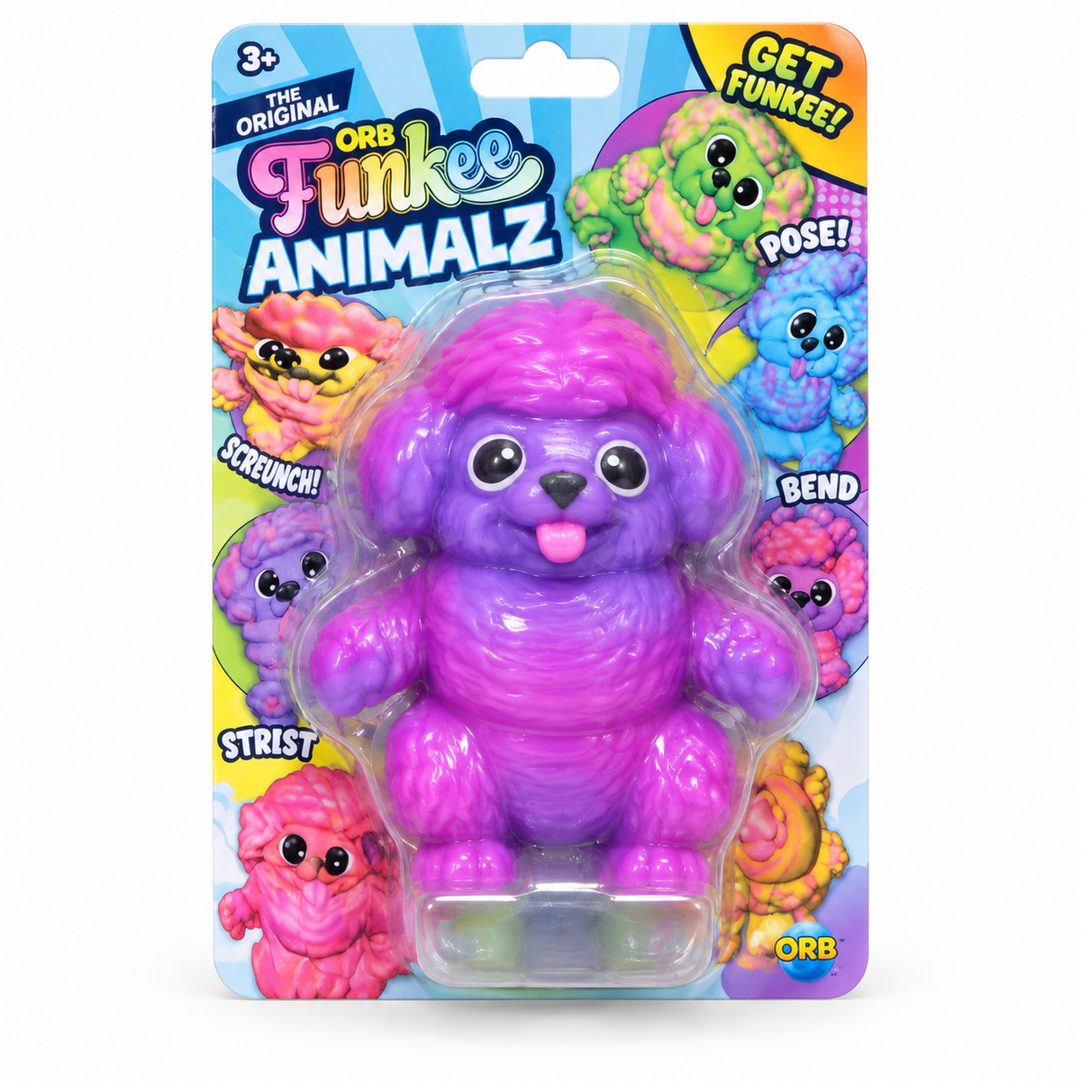 ORB Funkee Animalz Mega Puppy – Assorted Colors
