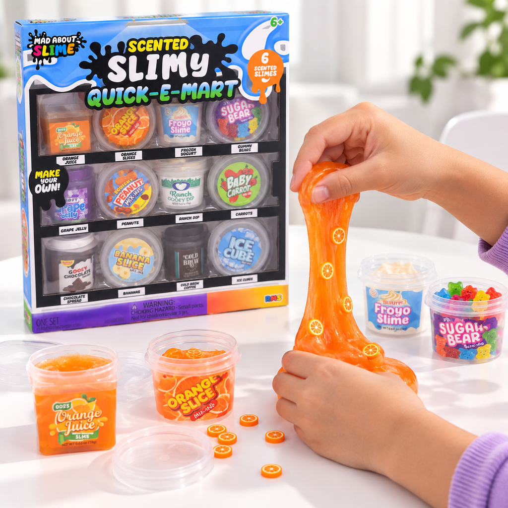Mad About Slime Scented Slimy Quick-E-Mart – 6 Slimes & 6 Mix-Ins