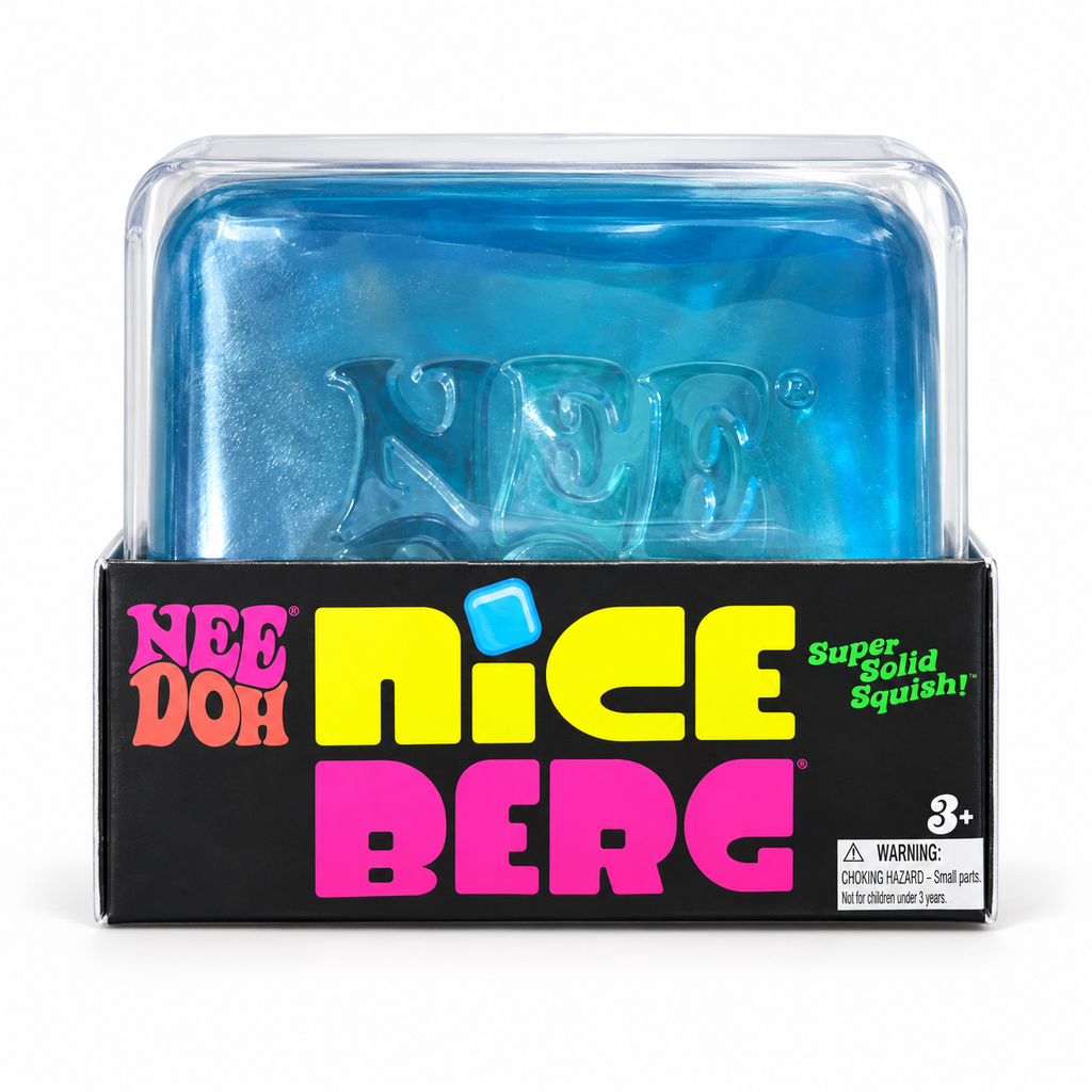 NeeDoh Nice Berg – Blue Super Solid Squishy Sensory Toy