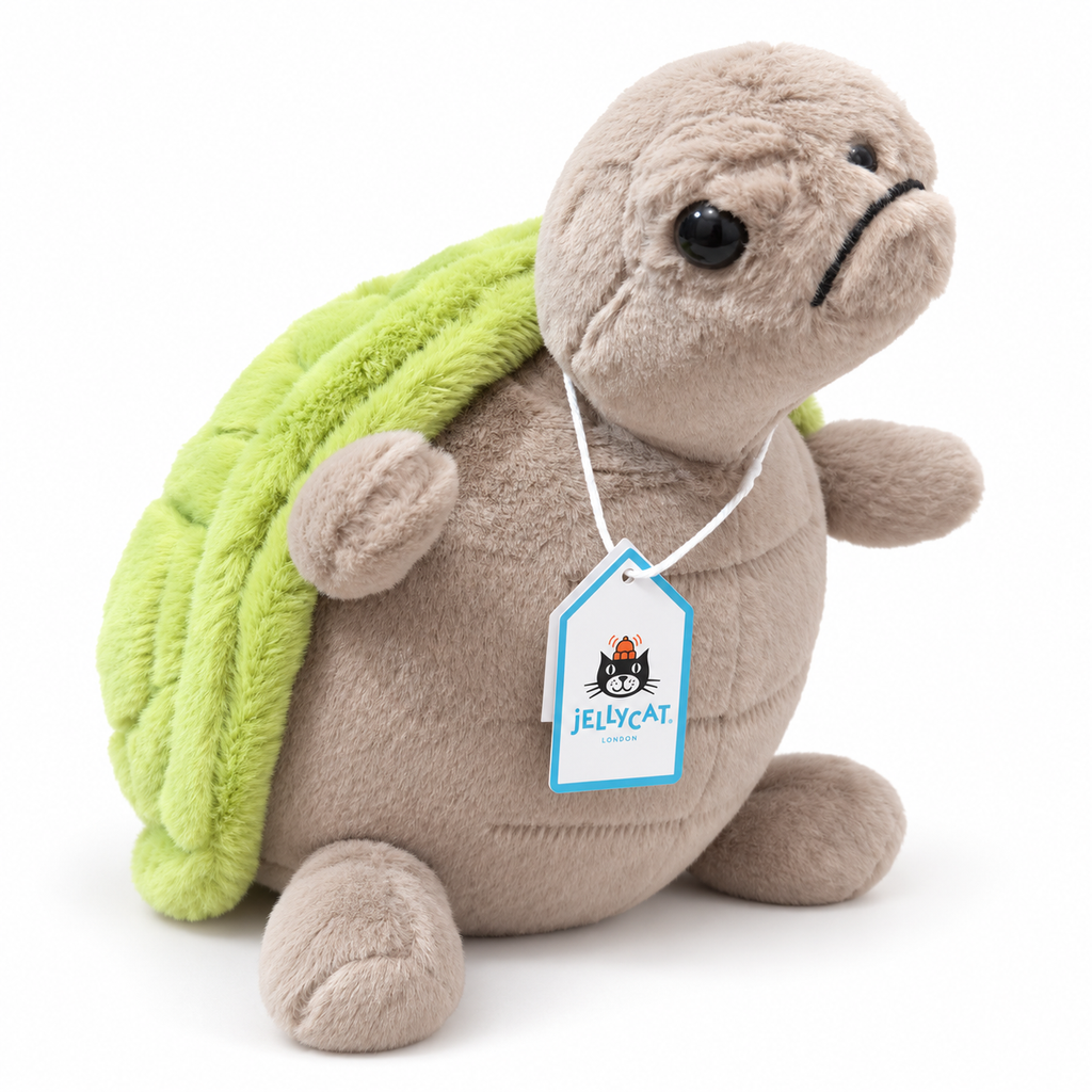 Jellycat Plush Turtle – Soft Green Shell Stuffed Animal