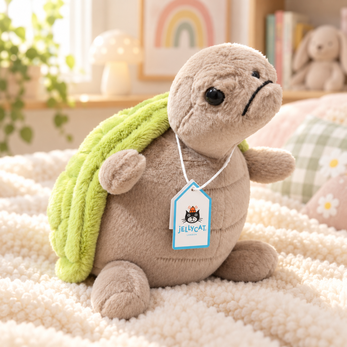 Jellycat Plush Turtle – Soft Green Shell Stuffed Animal