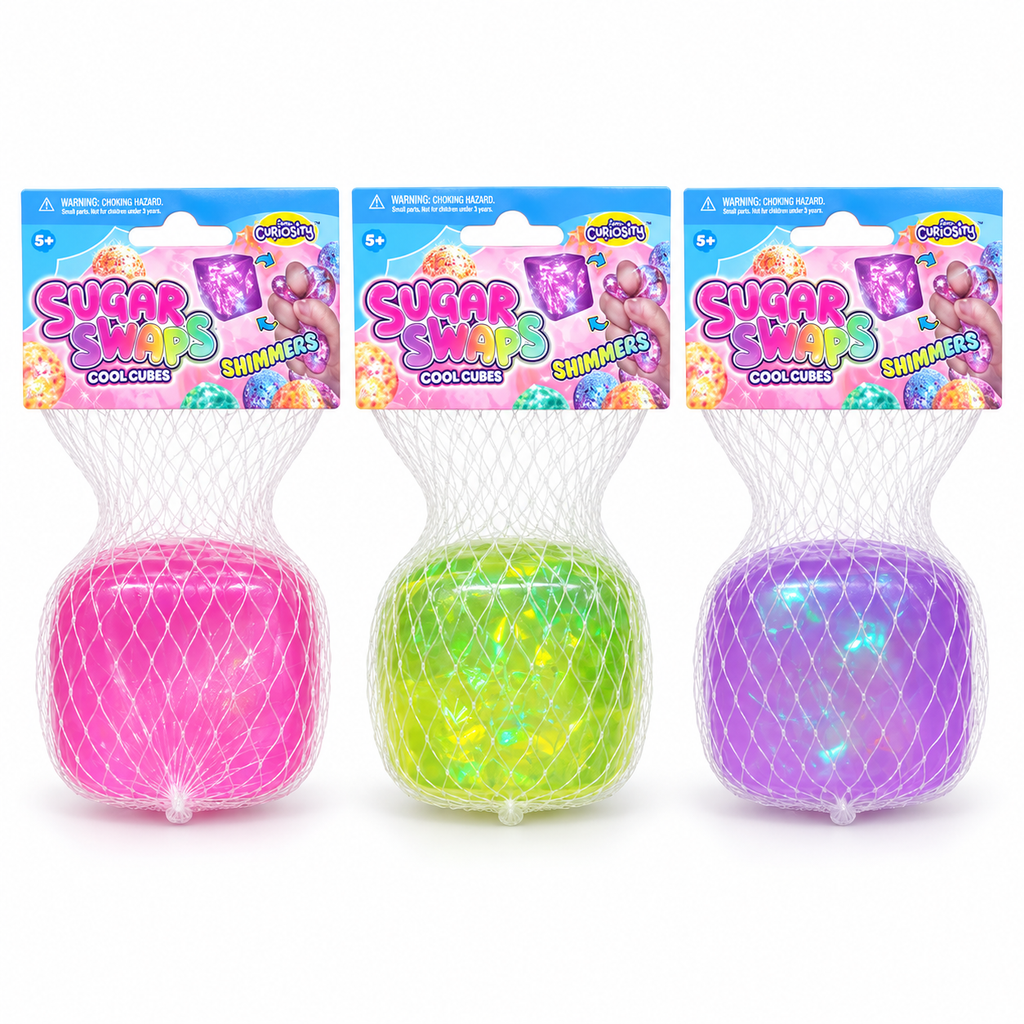 ORB Curiosities Sugar Shapes Cool Cubes Shimmer Squishy