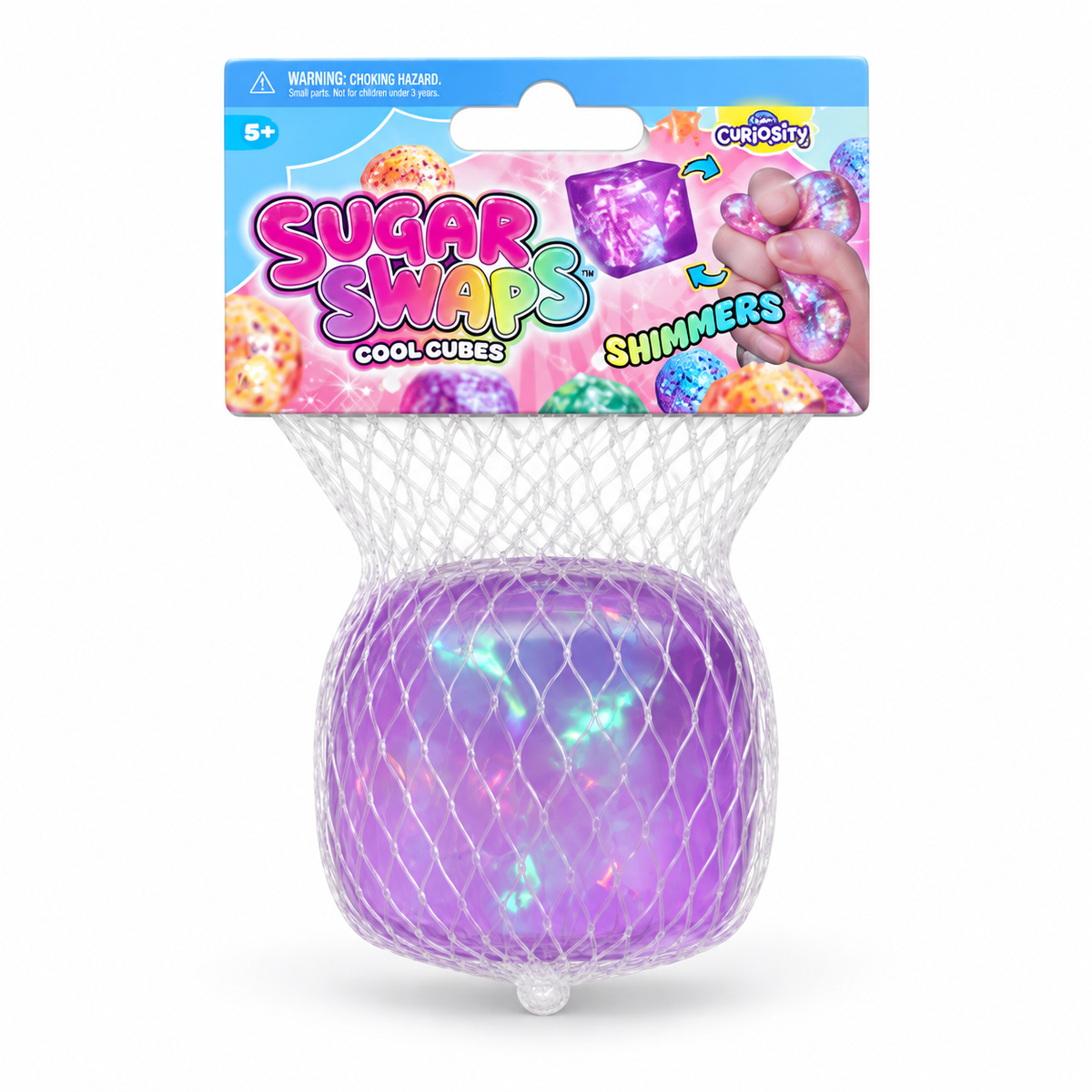 ORB Curiosities Sugar Shapes Cool Cubes Shimmer Squishy