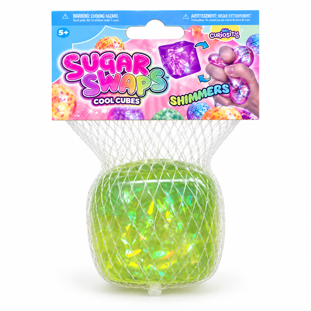 ORB Curiosities Sugar Shapes Cool Cubes Shimmer Squishy