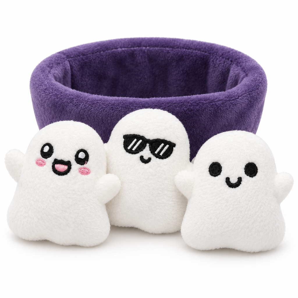 Mini Emotional Support Pals | Ghost Plush Set of 3