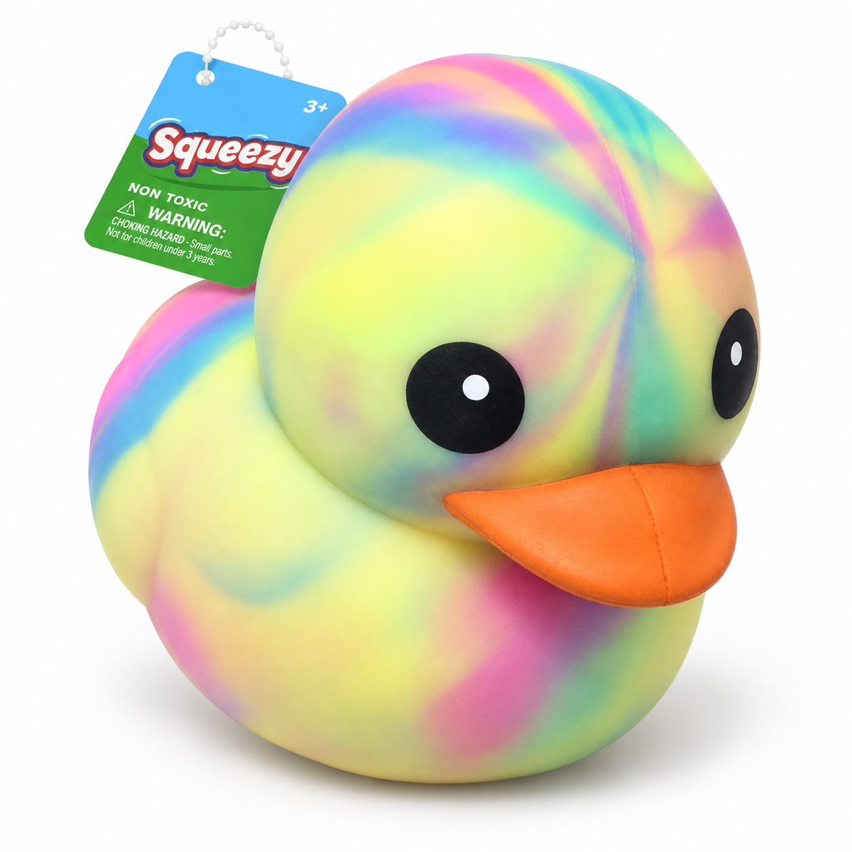 Squeezy Rainbow Duck Squishy | Pastel Duck Toy