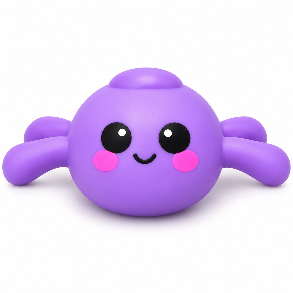 Crazy Fun RMS Spider Squishy | Purple Halloween Squishy Toy