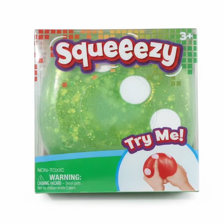 Squeezy Glitter Squishy Ball | Choose Your Color