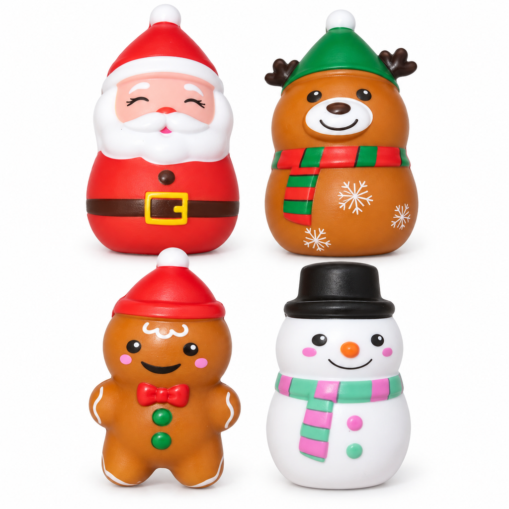 Christmas Character Squishy Toy – Choose Your Style