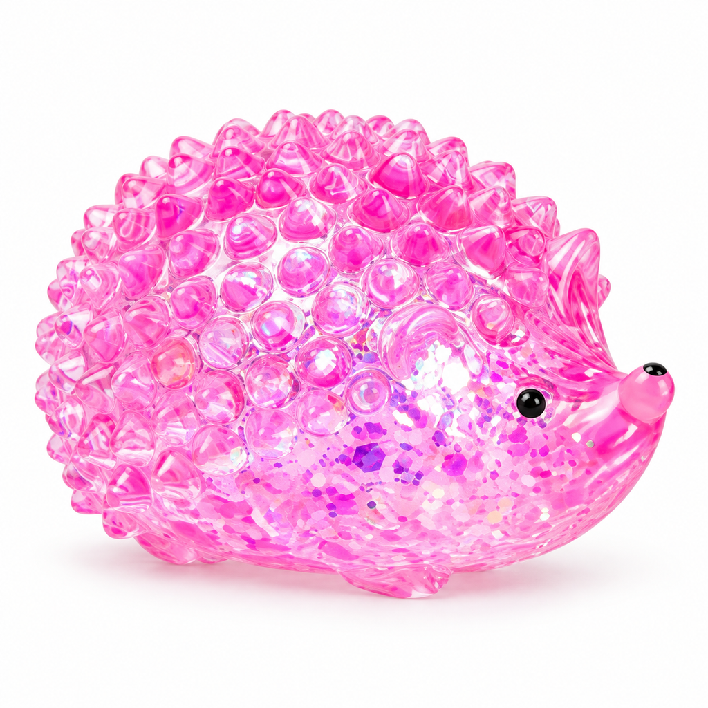 Glitter Hedgehog Squeeze Stress Ball – Choose Your Color