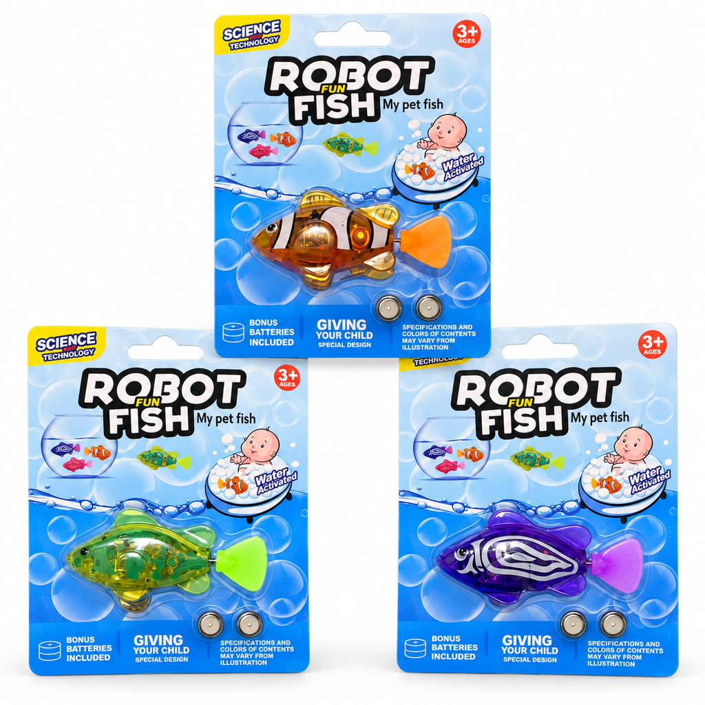 Water-Activated Robot Fun Fish