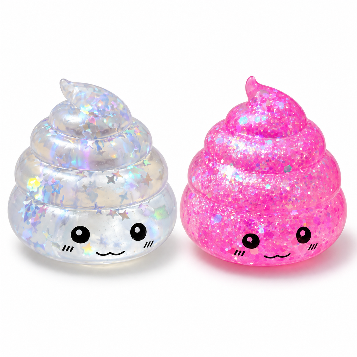 Glitter Swirl Kawaii Squishy