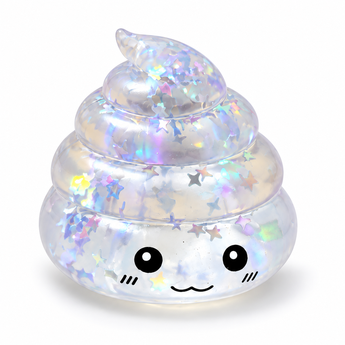 Glitter Swirl Kawaii Squishy