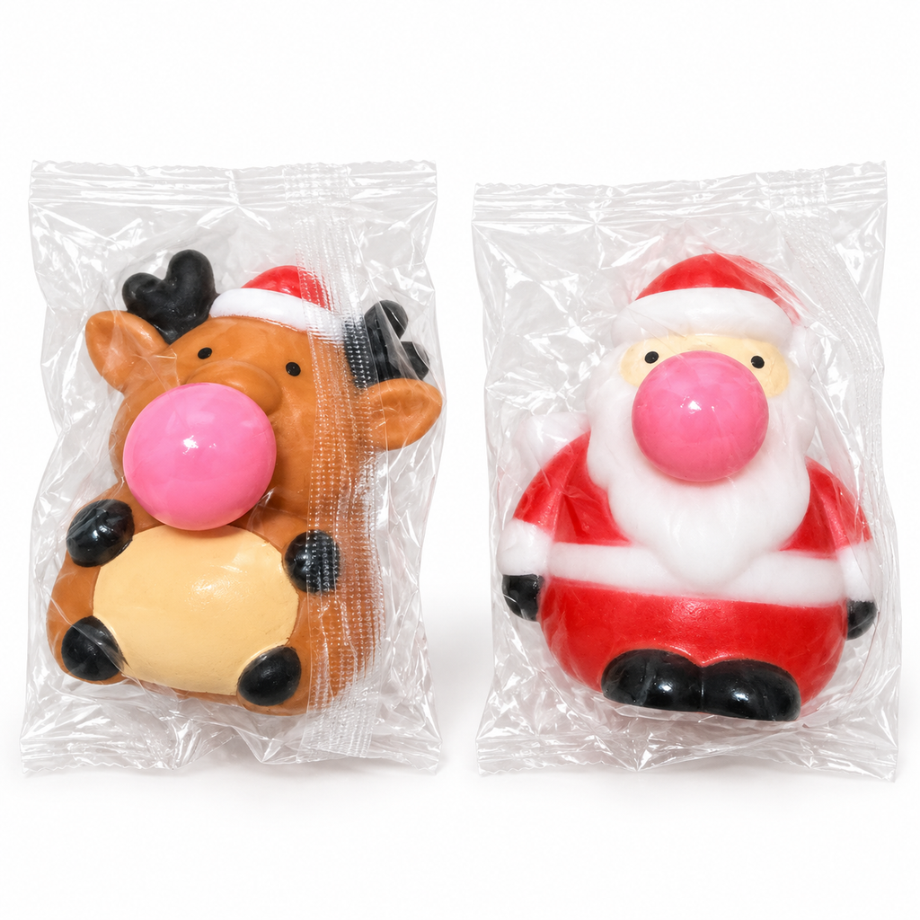 Christmas Bubble-Pop Squishy – Santa or Reindeer