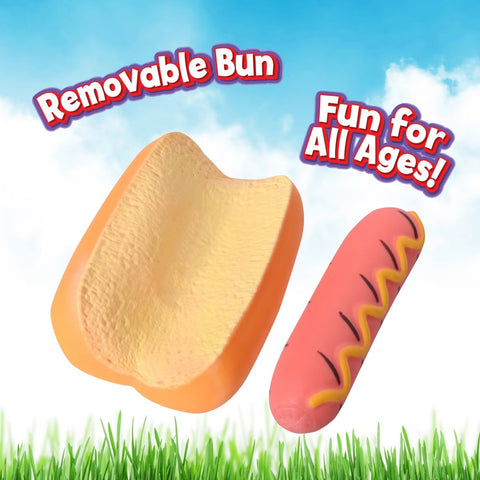 Sunny Days Squish Hot Dog Toy
